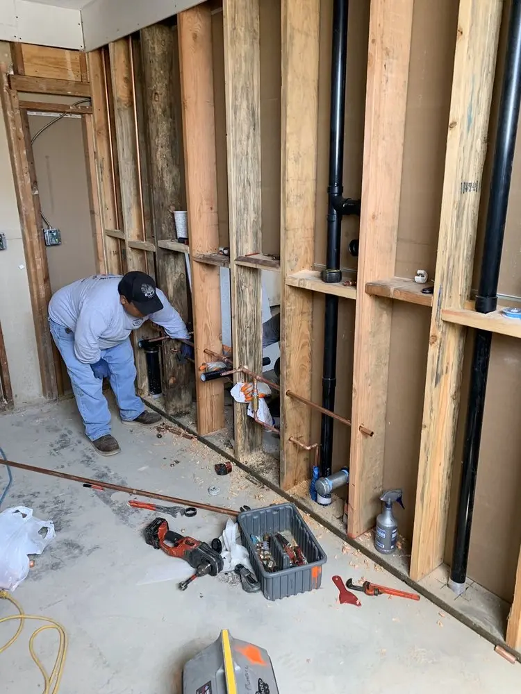 Commercial rough-in plumbing for Gas Line Repair in Munger